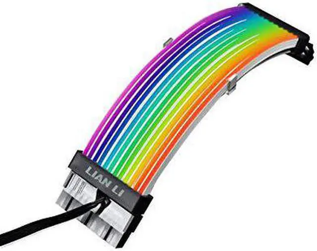 Alt view image 9 of 9 - LIAN LI STRIMER PLUS 24 Pins Addressable RGB Power Extension Cable - Strimer 24 Pins