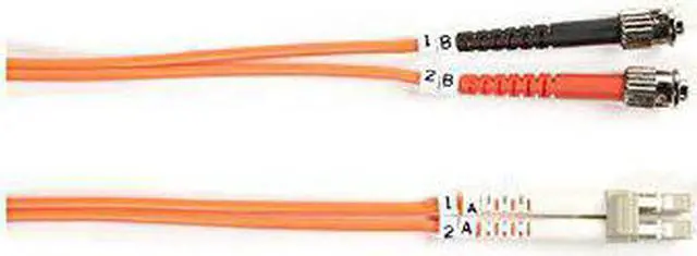 Alt view image 6 of 8 - Black Box 62.5-Micron Multimode Value Line Patch Cable ST-LC 10-m (32.8-ft.)