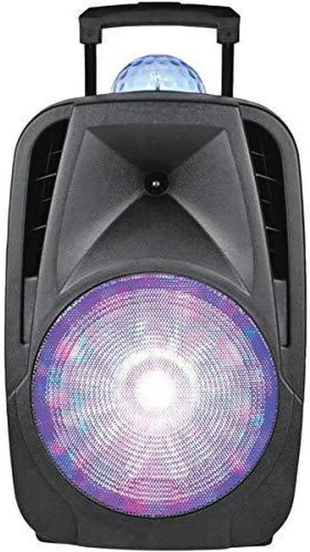 Alt view image 2 of 5 - Supersonic - IQ-6112DJBT-BLK - IQ Sound Portable Bluetooth Speaker System - 35 W RMS - Black - 40 Hz to 20 kHz - Battery