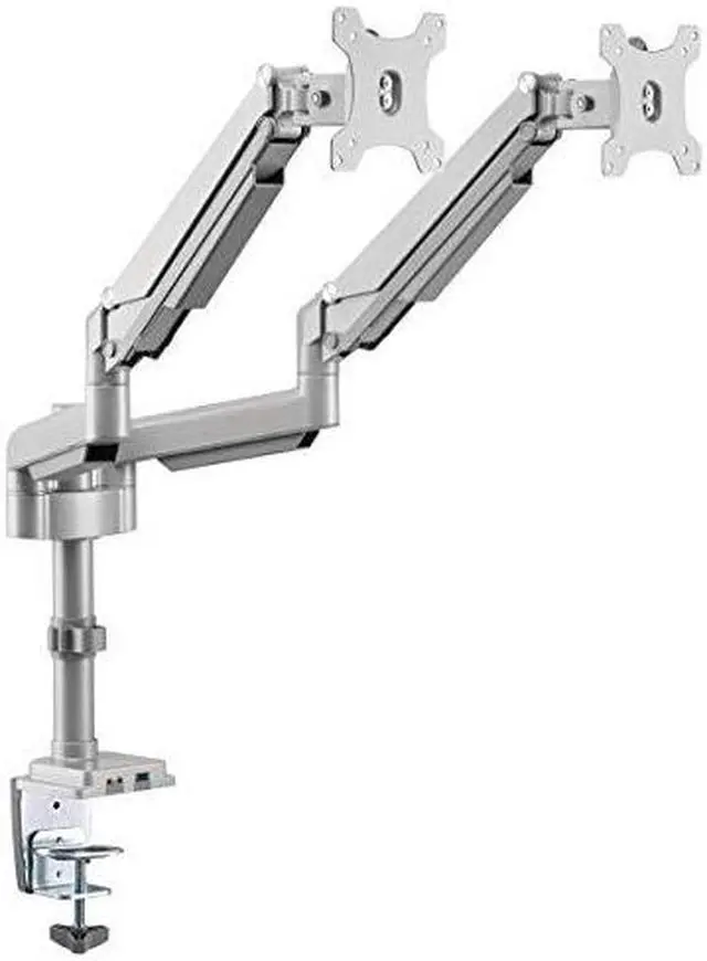Alt view image 11 of 18 - Tripp Lite Flex-Arm DDR1732DAL Desk Mount for Monitor, HDTV, Workstation, TV, Flat Panel Display - Silver - 2 Display(s) Supported32" Screen Support - 19.84 lb Load Capacity - 75 x 75, 100 x 100