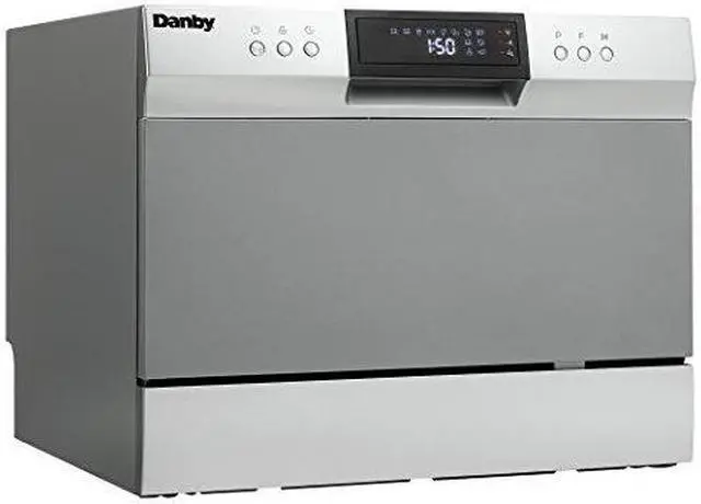 Alt view image 13 of 13 - Danby DDW631SDB 6 Place Setting Countertop Dishwasher in Silver