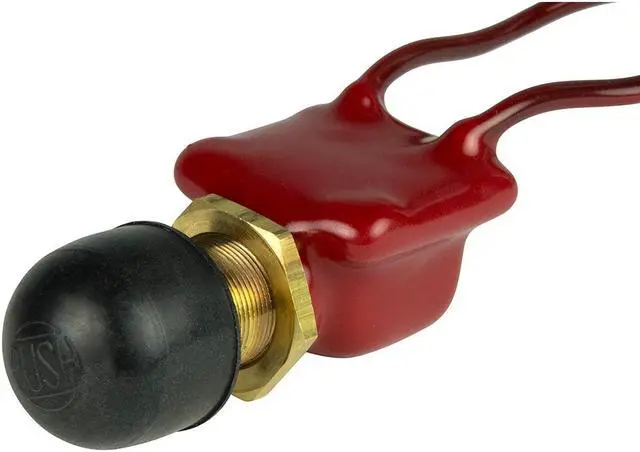 Alt view image 5 of 9 - BEP 2-Position SPST PVC Coated Push Button Switch - OFF/(ON)