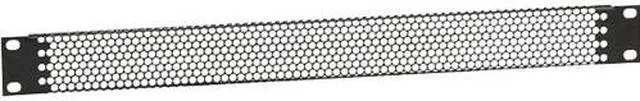 Alt view image 3 of 3 - BLANKING PANEL - VENTED, IT RACKMOUNT, 19IN, 1U, BLACK, GSA, TAA, 45 DAY STANDAR