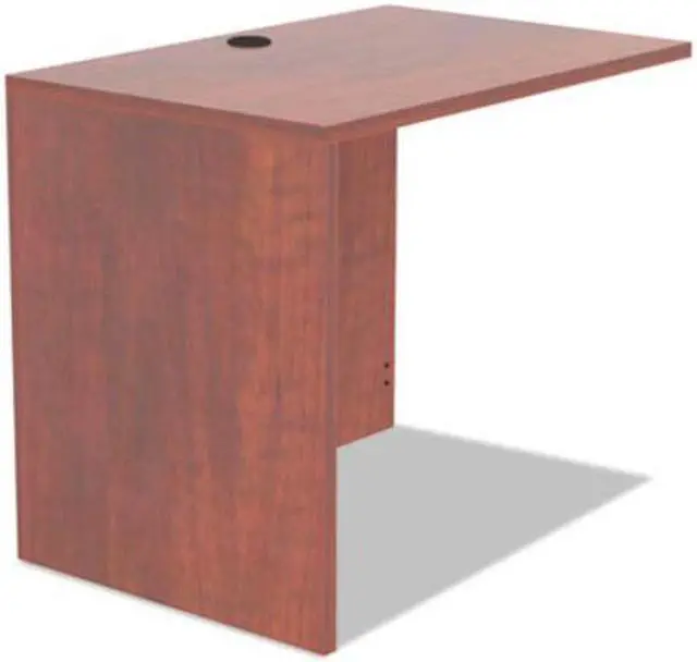 Alt view image 8 of 18 - Alera Valencia Series Reversible Return/Bridge Shell, 35w x 23 5/8d, Med Cherry