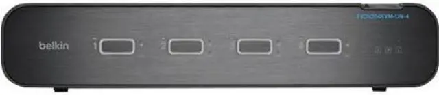 Alt view image 2 of 6 - Belkin Universal 2nd Gen Secure KVM Switch 4-Port Dual Head w/ CAC F1DN204KVMUN4