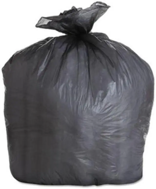 Alt view image 3 of 3 - Boardwalk Low-Density Waste Can Liners 56 gal Gray 100/Carton H8647SGKR01