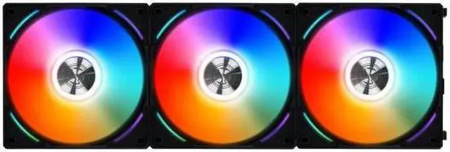 Alt view image 6 of 6 - LIAN LI UNI FAN AL120 RGB BLACK 3X 12CM FAN PACK WITH CONTROLLER  ---UF-AL120-3B