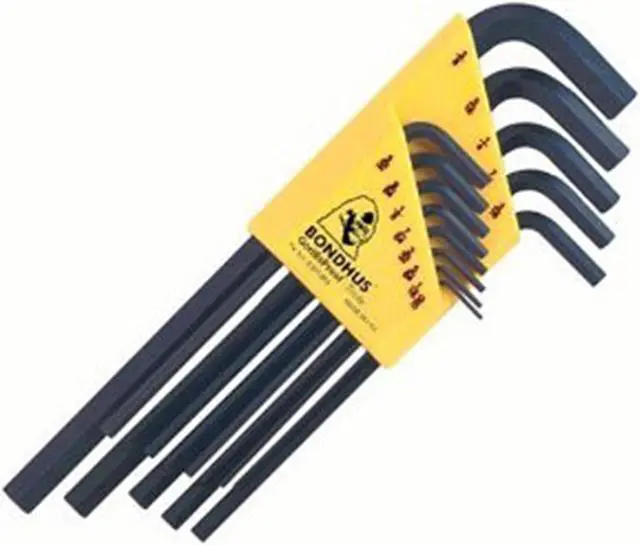 Alt view image 3 of 5 - Bondhus 12137 Set 13 Hex L-wrenches (.050-3/8") - Long