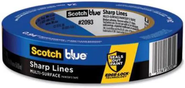 Alt view image 8 of 17 - 3M Scotch Blue 0.94 In. x 45 Yd. Sharp Lines Painter's Tape 2093-24NC