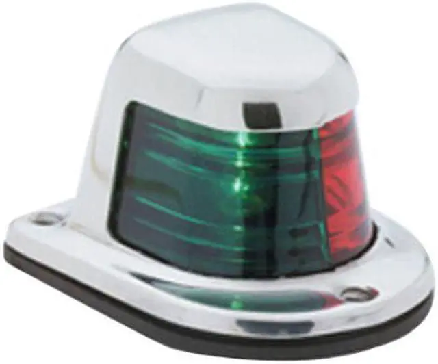 Alt view image 9 of 16 - ATTWOOD BI-COLOR LIGHT 12V RED GREEN W/ STAINLESS HOUSING