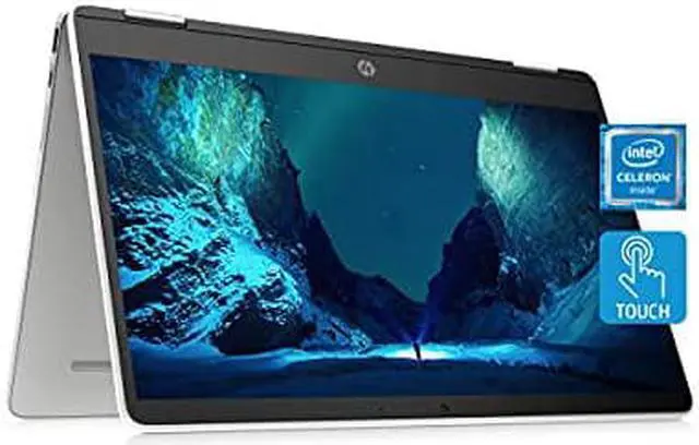 Alt view image 6 of 6 - HP Chromebook x360 14 Laptop, Intel Celeron Processor, 4 GB RAM, 32 GB eMMC, 14” HD (1366 x 768), Chrome OS, Webcam & Dual Mics, Work, Streaming, School, Long Battery Life (14a-ca0050nr, 2021)