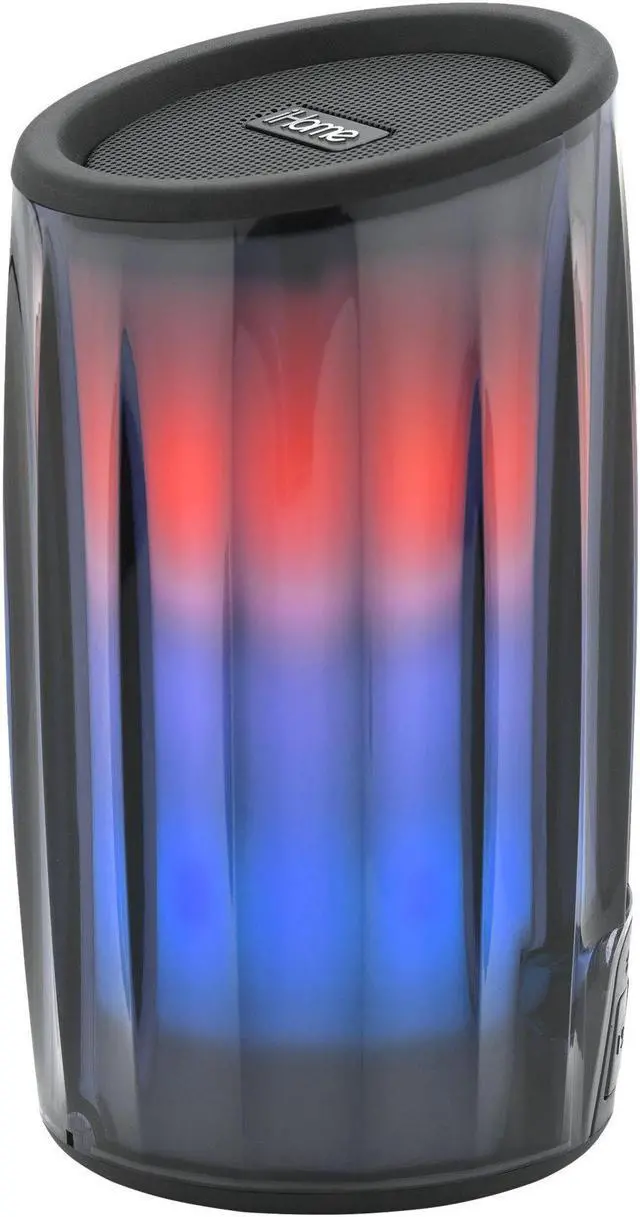 Alt view image 8 of 18 - iHome Bluetooth Color Changing Portable Speaker Black Speakers and Alarm Clocks