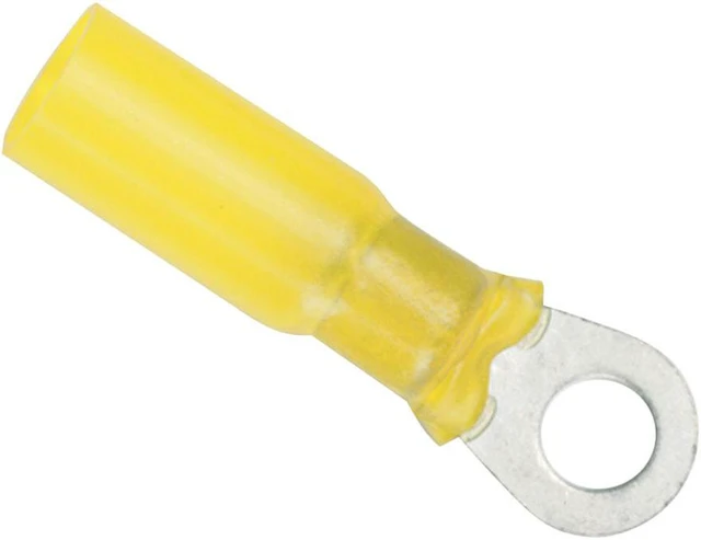 Main image of Ancor 12-10 Gauge - 1/4" Heat Shrink Ring Terminal - 3-Pack