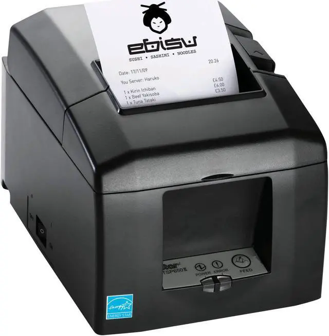 Alt view image 4 of 7 - Star Micronics TSP654IIE3 GRAY SWAP LAN PRNT THERMAL CUT EXT PS INCLD CABLE XTRA 39449772