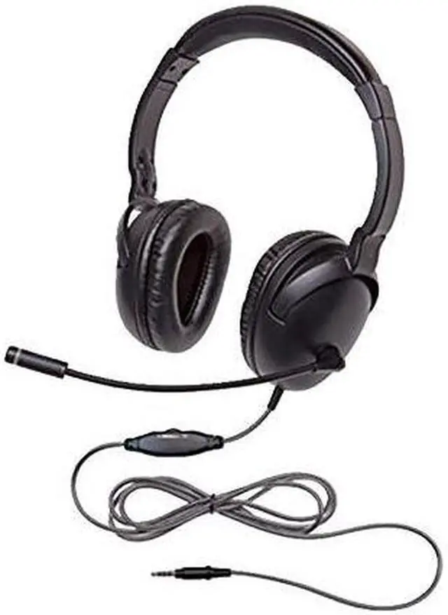 Alt view image 4 of 6 - Califone 1017MT USB NeoTech Plus Headset With Calituff Braided Cord And Volume Control