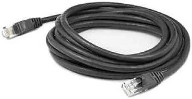 Alt view image 4 of 13 - AddOn 10ft RJ-45 (Male) to RJ-45 (Male) Straight Black Cat6 UTP PVC Copper Patch Cable - 10.01 ft Category 6 Network Cable for Network Device - First End: 1 x RJ-45 Male Network - Second End: 1 x RJ-4