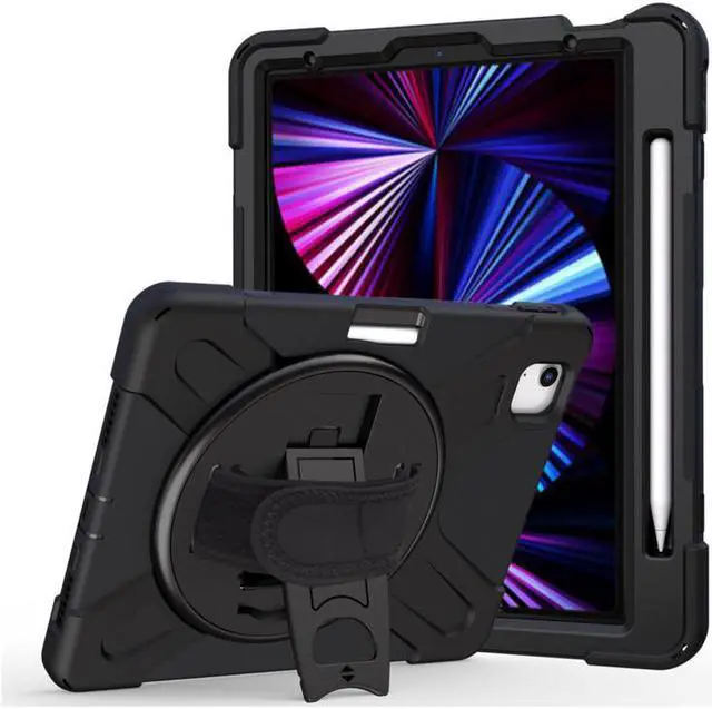 Alt view image 3 of 12 - Codi Rugged Rugged Carrying Case for 11" Apple iPad Pro 3rd Generation Tablet Black C30705060