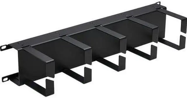 Alt view image 9 of 11 - Tripp Lite SRCABLERING2UHD Rack Horizontal Cable Manager Metal Rings Black 2URM
