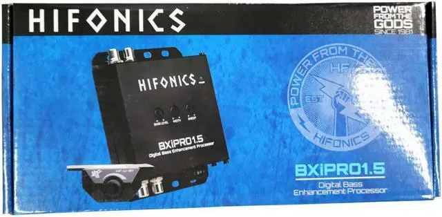 Alt view image 2 of 7 - Hifonics BXIPRO1.5 Car Audio Digital Bass Enhancement Processor