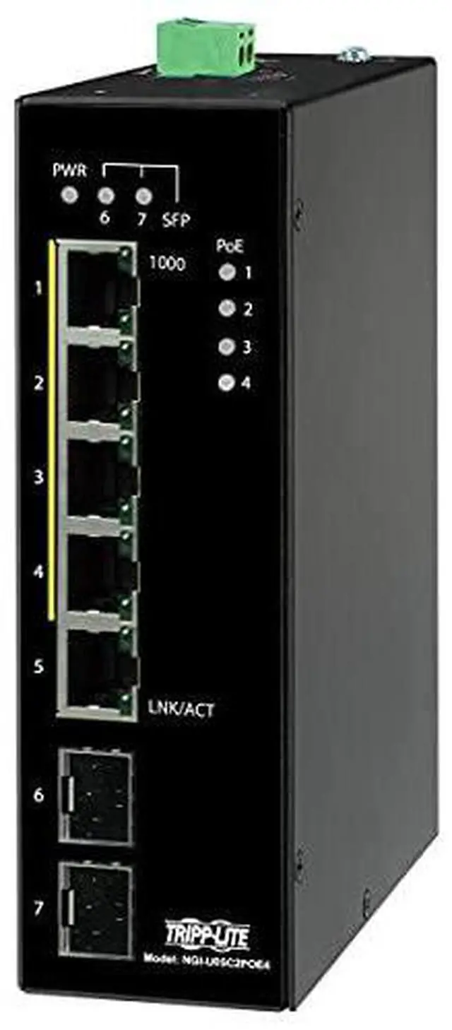 Alt view image 3 of 14 - Tripp Lite NGI-U05C2POE4 Ethernet Switch NGIU05C2POE4