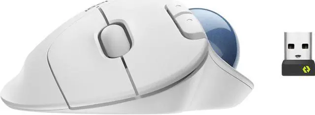 Alt view image 3 of 18 - Logitech Ergo M575 Business Mouse - Off White