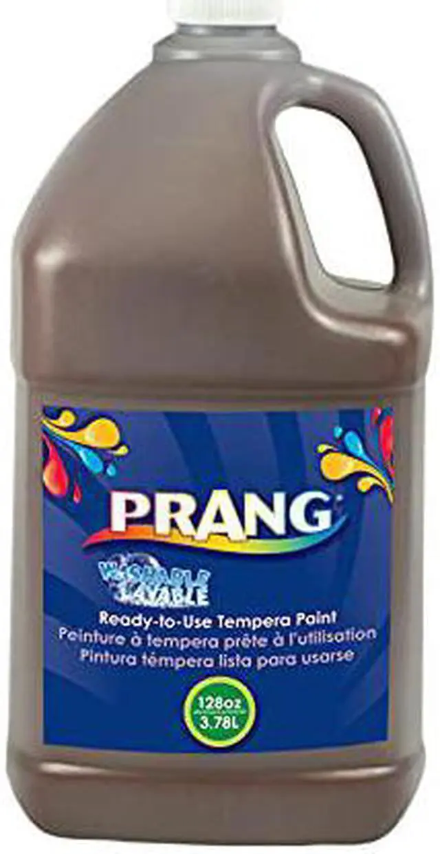 Alt view image 6 of 11 - Prang Washable Tempera Paint Brown 128 oz. (10608) X10608