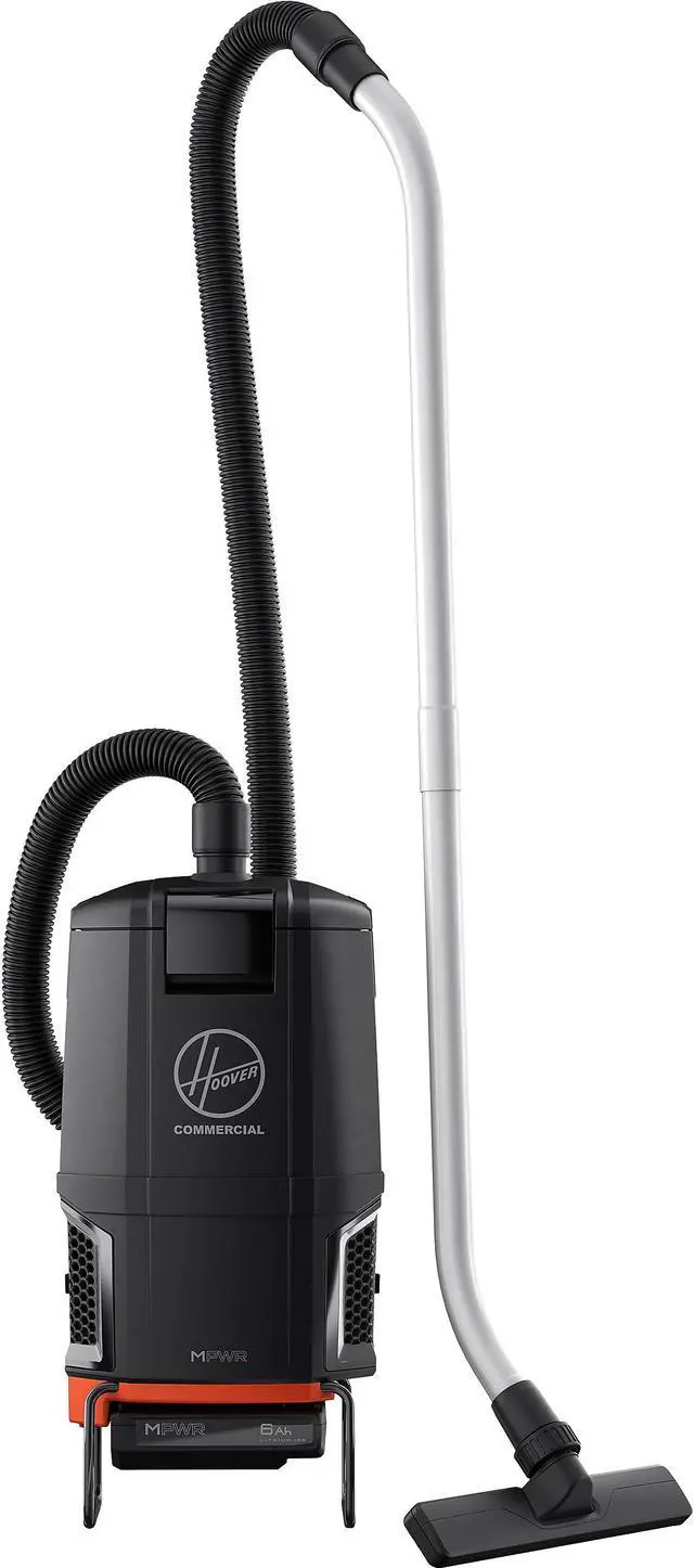 Alt view image 3 of 3 - HVRPWR 40V Cordless Backpack Vacuum 6 qt Tank Capacity Black/Red CH93619