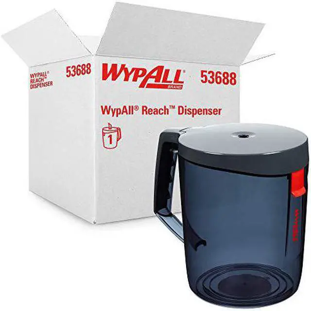Alt view image 2 of 2 - Reach Towel System Dispenser, 9.5 x 7 x 8.75, Black/Smoke 53688