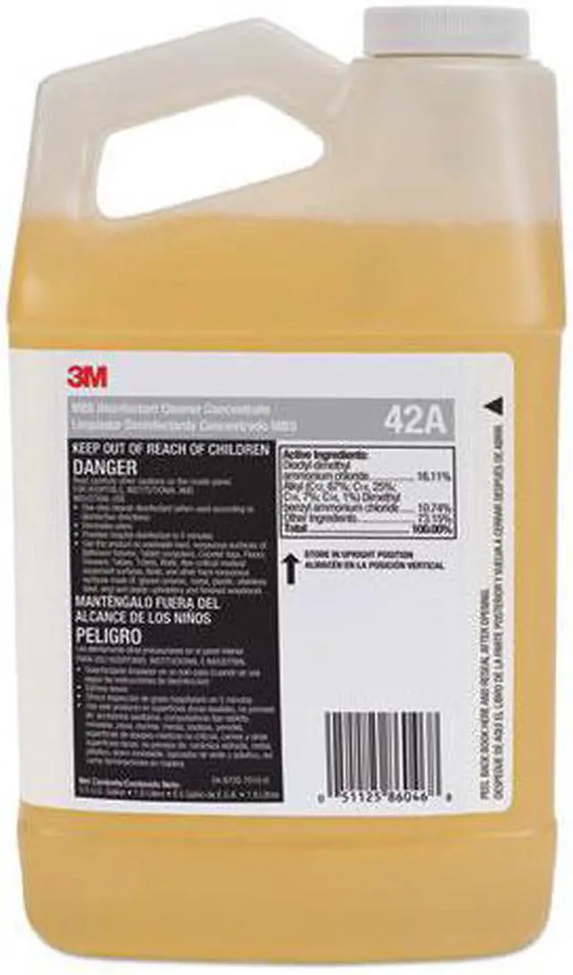 Alt view image 3 of 5 - 3M MBS Disinfectant Cleaner Concentrate Lavender 0.5 Gallon 4/CT (42A)