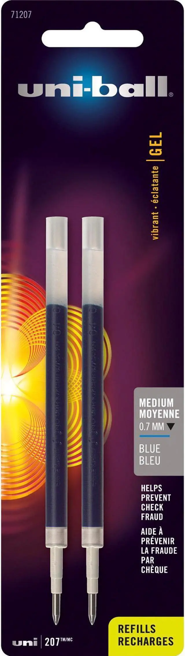 Alt view image 4 of 6 - uni-ball Refill for uni-ball Signo Gel 207 Pens ,REFILL,GEL207,RBL,BE,2PK