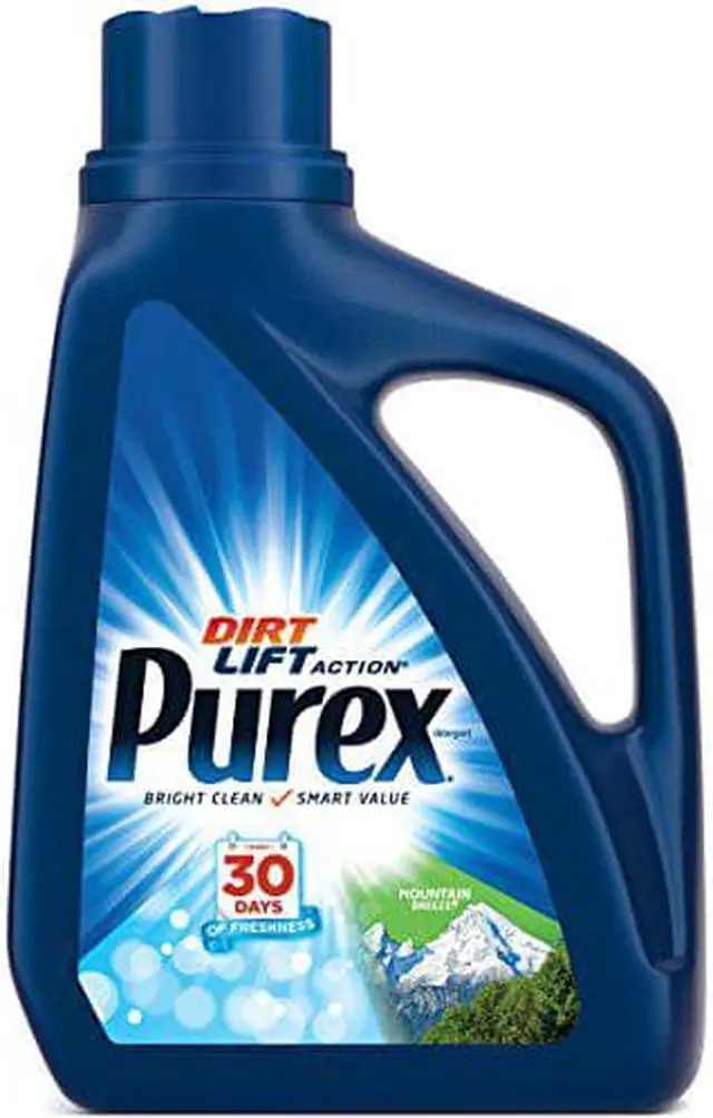 Alt view image 4 of 7 - Purex 04784 Ultra Concentrated Laundry Detergent, 50 oz, Clear, Mountain Breeze, Liquid