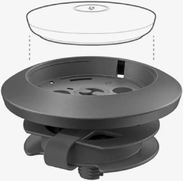 Alt view image 2 of 14 - Logitech Video Conferencing Mounting Kit, Compute Mount 952-000097