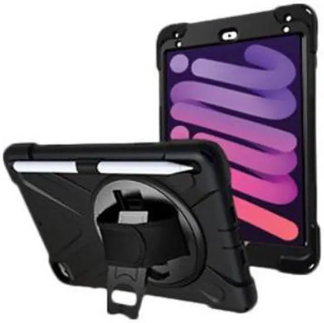 Alt view image 2 of 12 - Codi Rugged Carrying Case Apple iPad mini 6th Generation Tablet Black C30705064