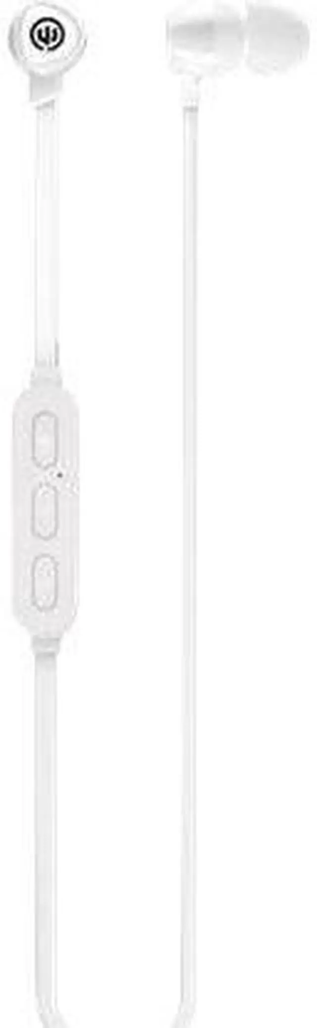 Alt view image 7 of 14 - Wicked Audio WI-BT1755 Omen Wireless Bluetooth Noise Isolation Earbuds - White