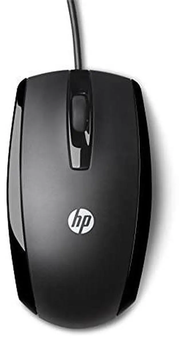 Alt view image 8 of 12 - HP X500 Wired Mouse - Optical - Cable - USB - Scroll Wheel - 3 Button(s) - Symmetrical