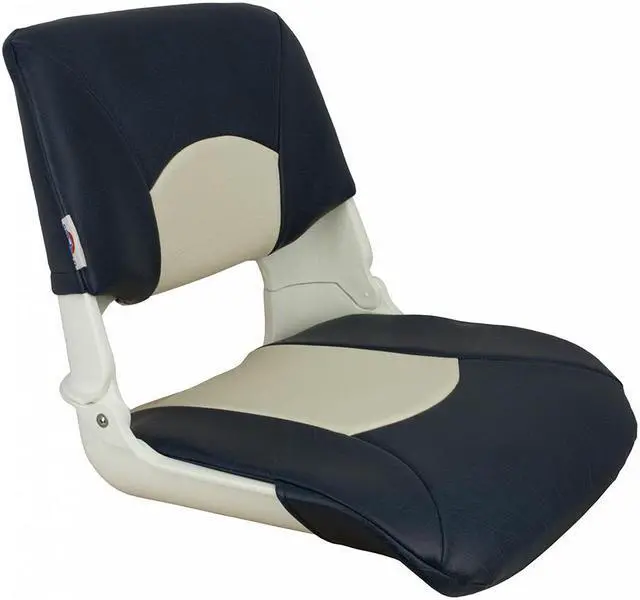 Alt view image 2 of 7 - SPRINGFIELD SKIPPER STANDARD SEAT FOLD DOWN WHITE/BLUE