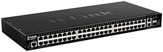 Alt view image 8 of 15 - D-Link DGS-1520-52 Layer 3 Switch - 50 Ports - Manageable - 3 Layer Supported - Modular - 51.20 W Power Consumption - Twisted Pair, Optical Fiber - 1U High - Rack-mountable - Lifetime Limited Warranty