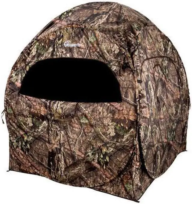 Alt view image 3 of 9 - Ameristep AMEBL1010 Doghouse Run & Gun Blind Mossy Oak Breakup Country Blind