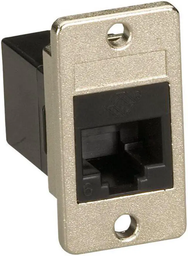 Alt view image 6 of 7 - PANEL-MOUNT COUPLER CAT6 UNSHIELDED BK