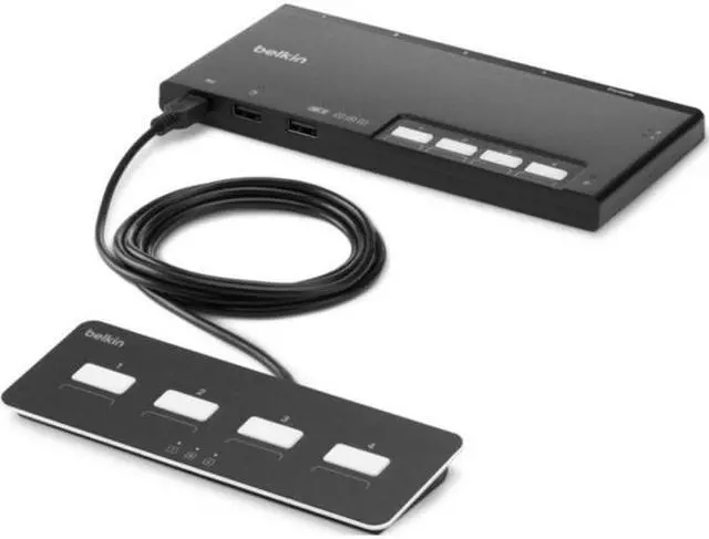 Alt view image 3 of 5 - Belkin F1DN204MOD-PP-4 KVM Switchbox F1DN204MODPP4