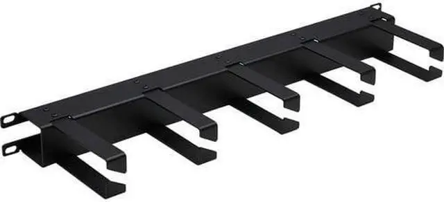 Alt view image 10 of 17 - Tripp Lite SRCABLERING1UHD Rack Horizontal Cable Manager Metal Rings Black 1URM