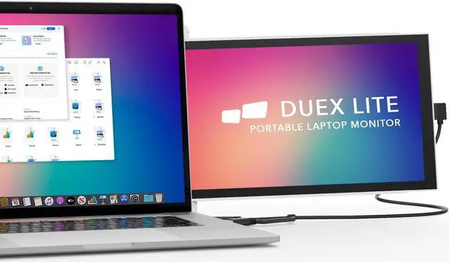 Alt view image 12 of 19 - Mobile Pixels DUEX Lite 12.5" 16:9 FHD Portable Laptop LCD Monitor, Cool White