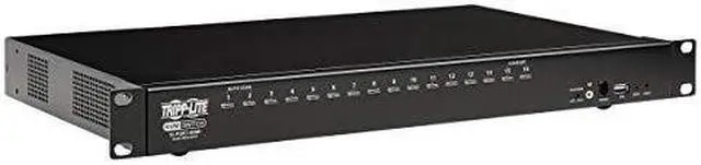 Alt view image 12 of 15 - Tripp Lite Hdmi/Usb Kvm Switch 16Port Audio/Video Usb Peripheral Sharing 1U