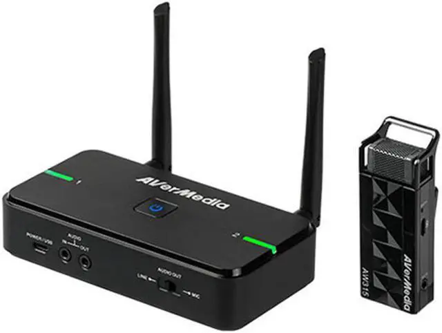 Alt view image 10 of 11 - AverMedia - AW315S - AVerMedia Wireless Microphone - Wireless