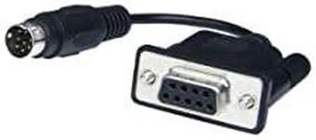 Alt view image 4 of 5 - AVer RS-232 Din8 to D-Sub 9 Cable PTDIN8PT1