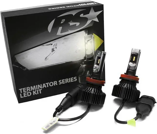 Alt view image 4 of 10 - 9006TLED - Terminator Series 9006 Fanless LED Conversion Headlight Kit