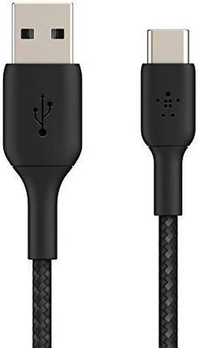Alt view image 6 of 20 - Belkin CAB002bt2MBK Black BOOST CHARGE Braided USB-C to USB-A Cable 6.56 ft. (2.0 m)