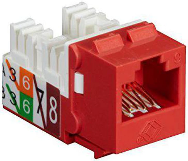 Alt view image 4 of 7 - Black Box Gigatrue2 Cat6 Jack Universal Wiring C