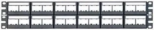 Alt view image 5 of 9 - PANDUIT CPPL48WBLY Patch Panel,Mini-Com,Rack Mt,48 Port
