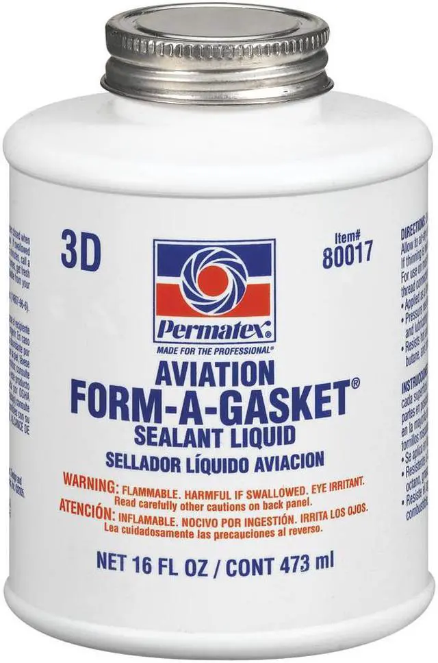 Alt view image 3 of 4 - PERMATEX 80017 PERMATEX 80017 - AVIATION FORM-A-GASKET #3 SEALANT